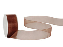 Organsaband braun (668) 25 mm x 50 m