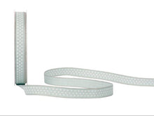 Dekorband Puntos mint-weiss (035) 15 mm x 20 m