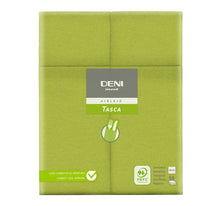 Besteck-Servietten Airlaid Deni meet Tasca, kiwi 40x32 cm, 1/8 Fa
