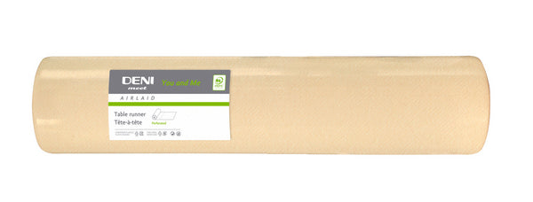 Tischläufer Airlaid Deni meet you & me, champagner 40 cm x 24 lfm