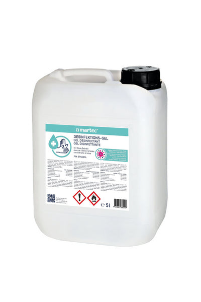 Händedesinfektion Gel Aloe-Extrakt 5 Liter