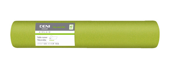 Tischläufer Airlaid Deni meet you & me, kiwi 40 cm x 24 lfm.,