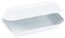 Menubox aus Bagasse, 1-teilig, weiss 235 x 195 x 75mm