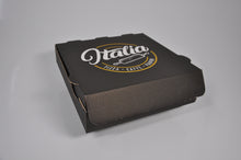 Pizzakarton bedruckt London,Kraft 125g/m2 "Bachmann-Kundenk." 20.