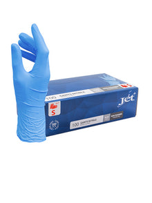 Nitril Handschuhe blau, unsteril Grösse S, puderfrei