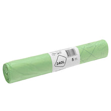 Compobag 240l ohne Verschlussband grün, 0.025mm 600/600x1400mm