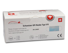 Schweizer OP-Maske Typ II R blau lose