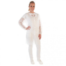 Besucherkittel ECO PP-Vlies, XL weiss, 50g/m2 B: 130cm, L: 110cm