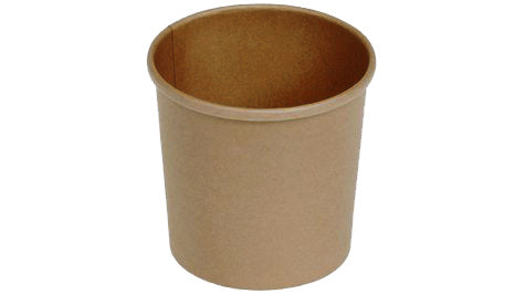 Suppenbecher 750ml Karton/PLA braun Ø118x96x108mm