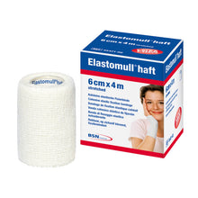 ELASTOMULL haft Kohäsive elastische Fixierbinde weiss 6 cm x 4 m