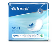 ATTENDS Soft 4 Super anatomisch geformte Hygiene-Einlagen