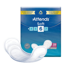 ATTENDS Soft 6 anatomisch geformte Hygiene-Einlagen