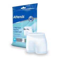 ATTENDS Stretch Pants Comfort M mit Beinansatz, blau
