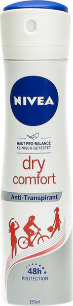 NIVEA Dry Comfort Spray Female Anti- Transpirant-Schutz 150 ml