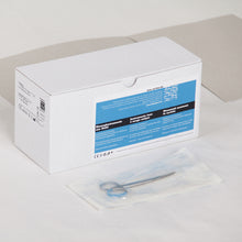 Einweg Nagelschere gebogen 11,5 cm, steril Box à 25 Stück