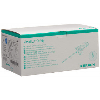 VASOFIX Safety PUR Sicherheitsvenenver- weilkanüle 22G