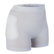 Hüftprotektor-Slip mit integrierten Protektoren weiss Grösse S