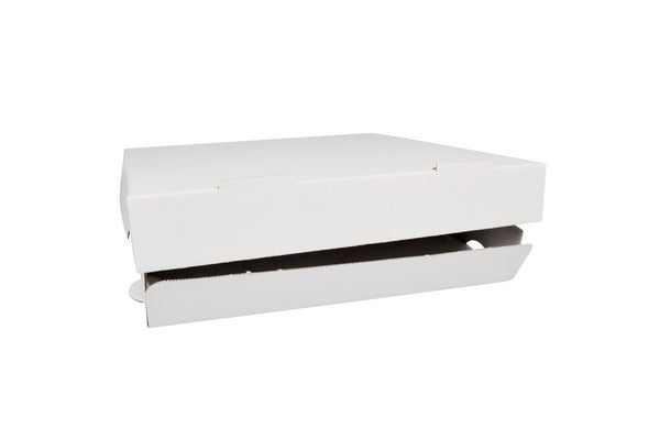 Pizzakarton Kraft 330 x 330 x 45 mm Weiss / unbedruckt