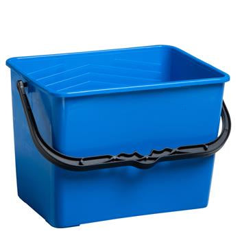 Kunststoffeimer eckig blau 7 Liter