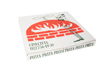 Pizzakarton Vicenza, 395 g/m2 "Cinecittà" weiss, 32,5x32,5x3cm