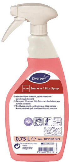 TASKI Sani 4 in 1 Plus saurer Sanitär- Desinfektionsreinig. 750 m