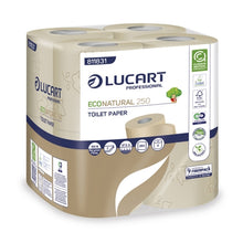 WC-Papier 2-lagig Eco Natural nature, Recycling 9,6x11cm, 250cps