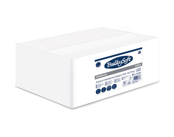 Handtuchrolle Autocut, Bulkysoft weiss, 2-lagig 19.2cm x 150lfm