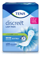 TENA Lady Discreet Extra Einlagen, Blau 12x20 Stück