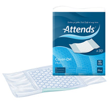 ATTENDS Cover-Dri Plus 80 x 170 cm mit Vliesflügeln, weiss 80 x 1