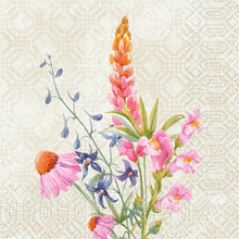 Zelltuch Servietten 3-lagig 1/4 Falz Floret 33 x 33 cm