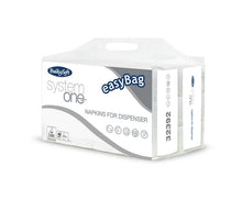 Servietten Bulkysoft System One, 2-lagig weiss, 1/2 Falz 19x11cm