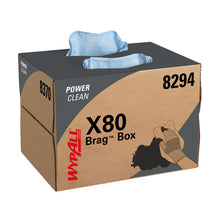 Wischtuch Wypall X80 Brag Box blau 42.7x28.2 cm