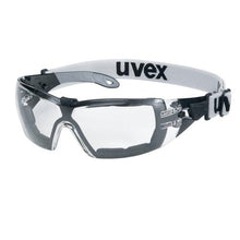 Schutzbrille uvex pheos guard schwarz/grau Scheibe farblos