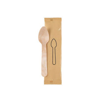 Kaffeelöffel aus Birkenholz einzeln verpackt 11 cm