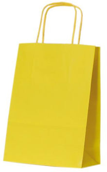 Tragetasche Basic Shopper gelb 31x24x10 cm