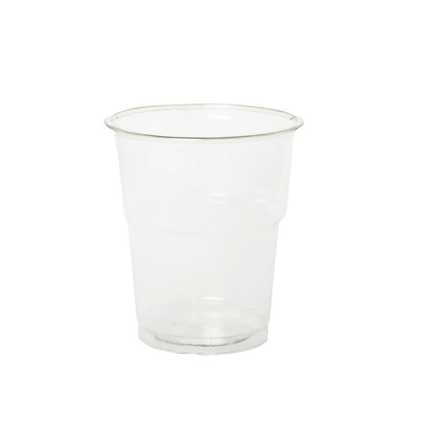 Becher 2dl RPET mit Schaumrand geeicht, transparent Ø 78 mm