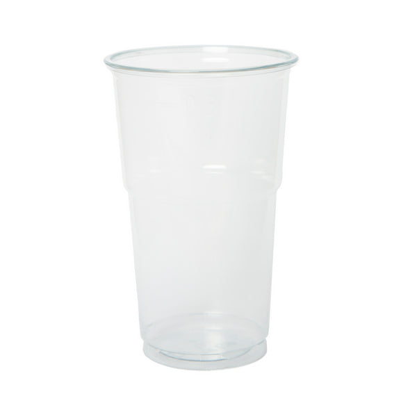 Becher 3dl RPET mit Schaumrand geeicht, transparent Ø 78 mm