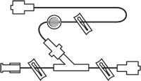 CADD Rückschlagv. Erweiterungsset Luer-Lock 69'' Schlauch/3.2 ml