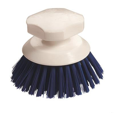 Knopfbürste mit harten Borsten blau