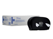 Spender WC Papier Mini Twin Zentralentnahme schwarz
