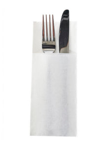Pocket Fold Napkins Softpoint, Basic weiss 40x33 cm, 1/8 Falz