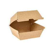 Menubox petite ungeteilt Karton, braun 500 ml