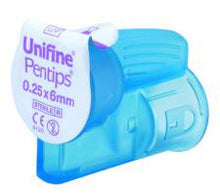 Unifine Pentips Plus 0,25 x 6 mm 31G