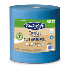 Putztuchrolle 3-lag Bulkysoft Comfort blau, Recycling 36x36cm,100