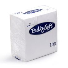 Servietten Bulkysoft 2-lagig, 1/4 Falz weiss 24x24cm