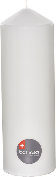 Zylinderkerzen weiss 92 × 290 mm