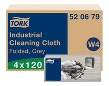 Reinigungstücher 520 Tork Premium W4 grau/1-lagig, 35,5x41,5cm, V
