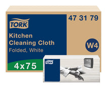 Reinigungstücher Tork Küchen W4 weiss, 1-lagig,Vlies 35,5x41,5cm