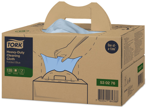 Reinigungstuch 530 Premium Vlies Blau, W7 35.5x61.5cm,1-lagig
