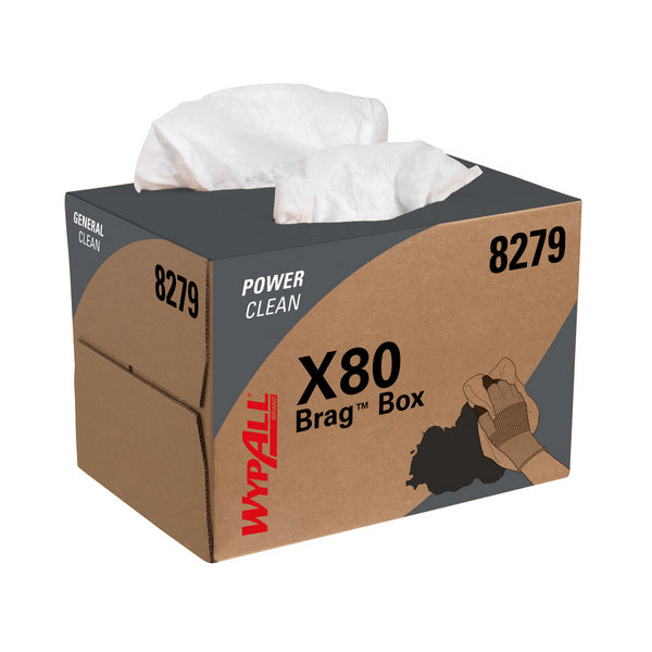 Wischtuch Wypall X80 Brag Box weiss 42,7x28,2 cm